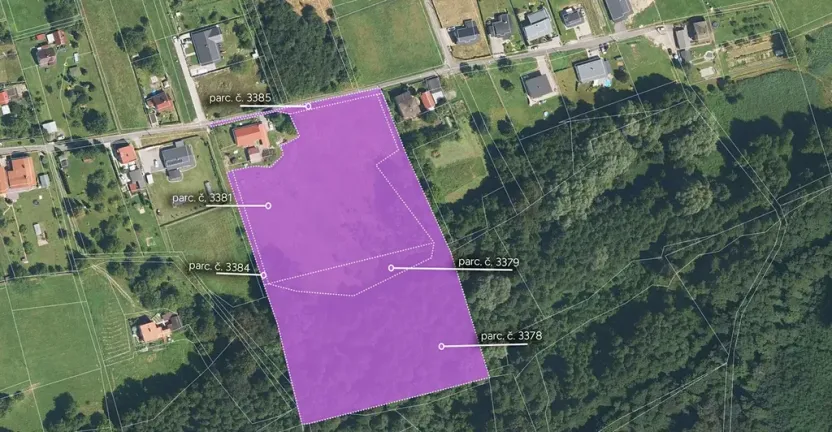 Prodej podílu pozemku pro bydlení, Doubrava, 12199 m2