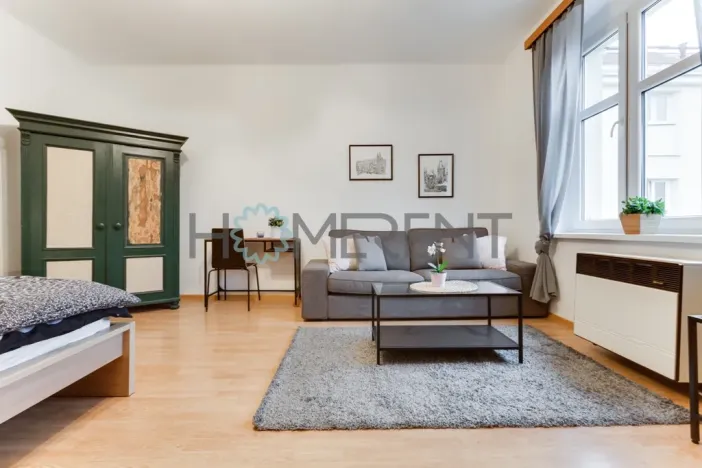 Pronájem bytu 1+1, Praha - Holešovice, Přístavní, 45 m2