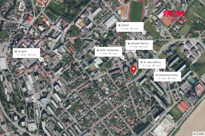 Pronájem bytu 1+kk, Rychnov nad Kněžnou, Mírová, 40 m2