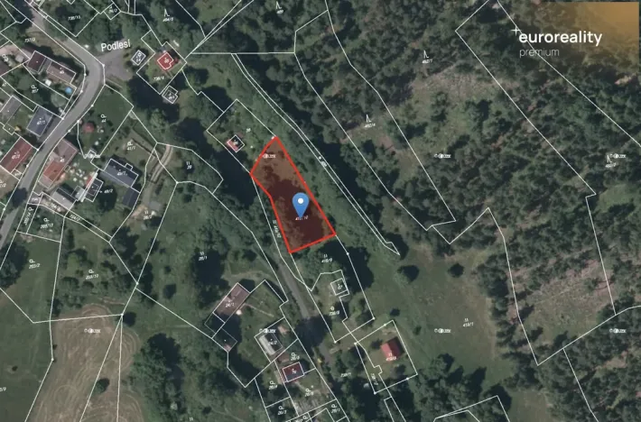 Prodej pozemku pro bydlení, Dolní Žandov, 1330 m2