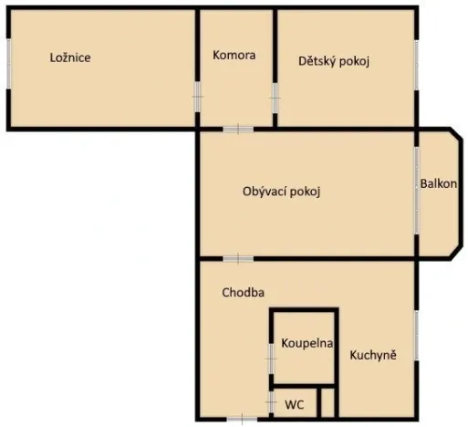 Prodej bytu 3+1, Rožnov pod Radhoštěm, Travinářská, 74 m2