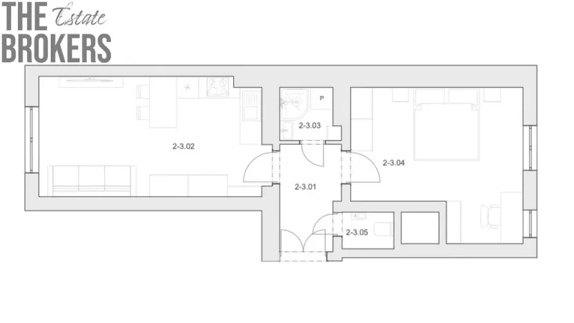 Prodej bytu 2+kk, Praha - Košíře, Plzeňská, 50 m2