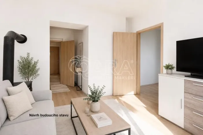 Prodej bytu 3+1, Jistebnice - Ostrý, 55 m2