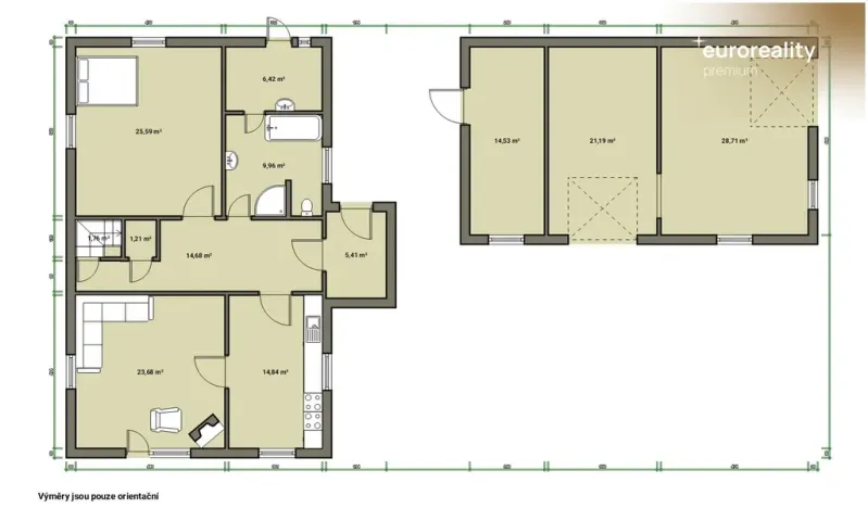 Prodej rodinného domu, Mnichov - Sítiny, 164 m2