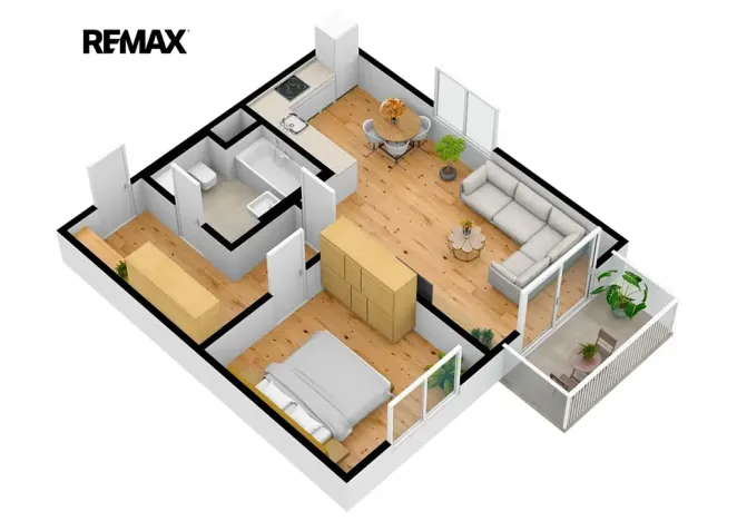 Pronájem bytu 2+kk, Praha - Hodkovičky, Šífařská, 57 m2