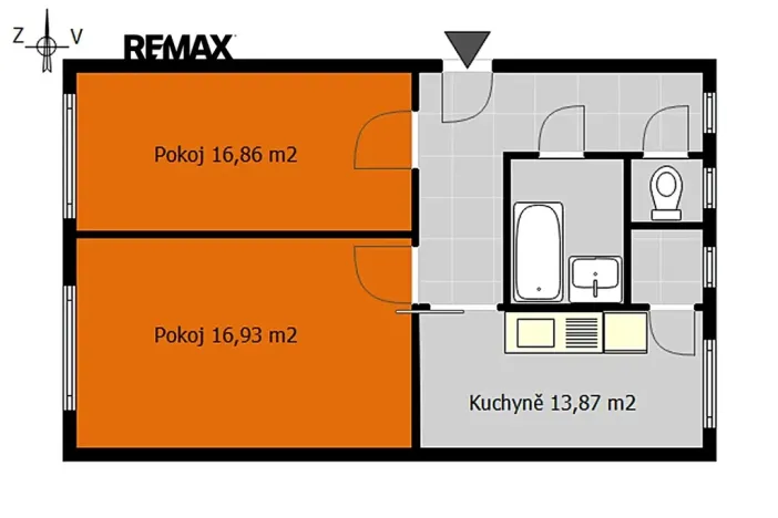 Pronájem bytu 2+1, Nymburk, Park v Kolonii, 64 m2