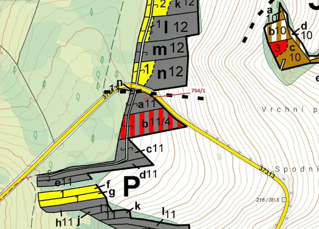 Dražba lesa, Loučka, 1610 m2