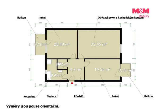 Pronájem bytu 3+kk, Plzeň, Na Průhonu, 103 m2