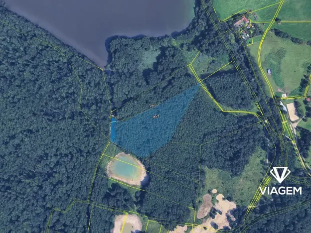 Prodej podílu lesa, České Budějovice, České Vrbné, 1879 m2