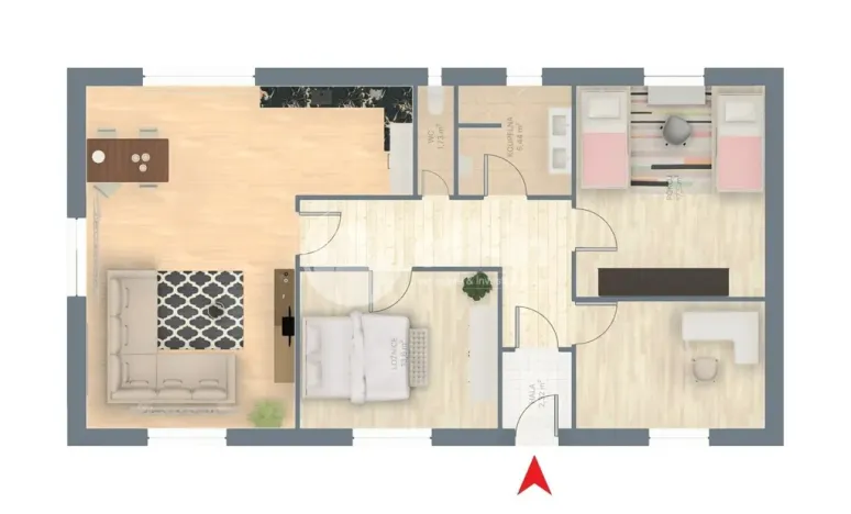 Prodej rodinného domu, Nesovice - Letošov, 90 m2