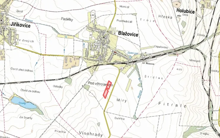 Prodej pole, Blažovice, 17927 m2