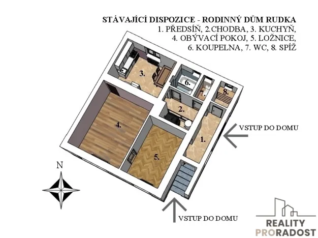 Prodej rodinného domu, Rudka, 94 m2