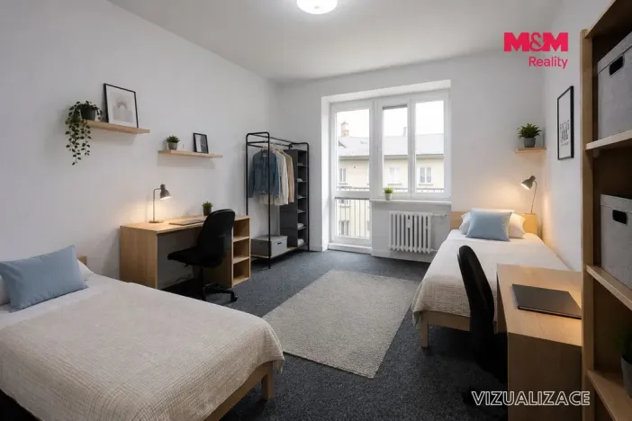 Pronájem bytu 2+1, Olomouc - Nová Ulice, Štítného, 59 m2