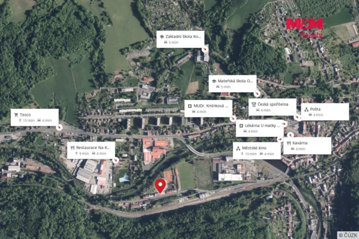 Prodej bytu 1+kk, Benešov nad Ploučnicí, Nádražní, 25 m2