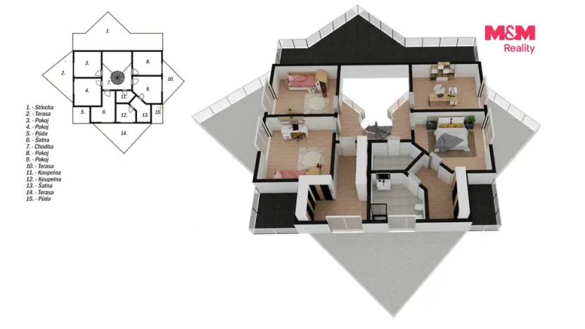 Prodej rodinného domu, Jirny - Nové Jirny, V Zahradách, 350 m2