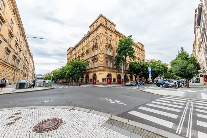 Pronájem bytu 1+kk, Praha - Karlín, Vítkova, 29 m2