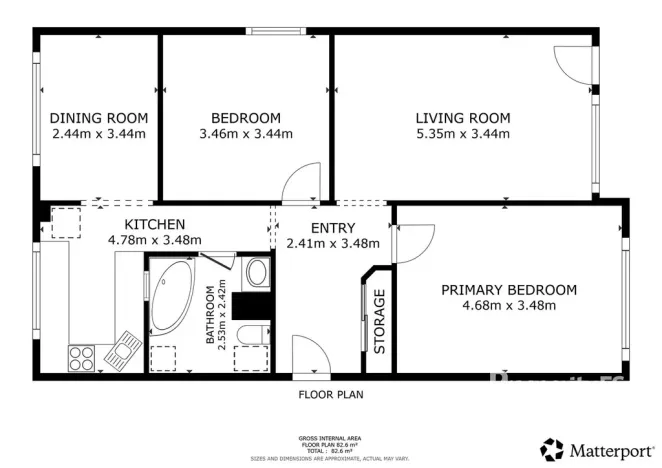 Prodej bytu 2+kk, Praha - Řeporyje, Kakosova, 52 m2