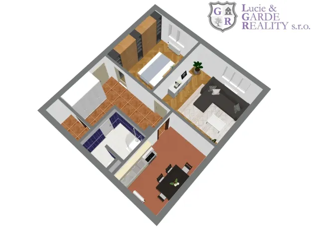 Prodej bytu 2+1, Sezimovo Ústí, Táboritů, 56 m2