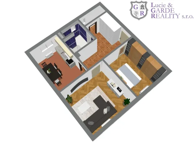 Prodej bytu 2+1, Sezimovo Ústí, Táboritů, 56 m2