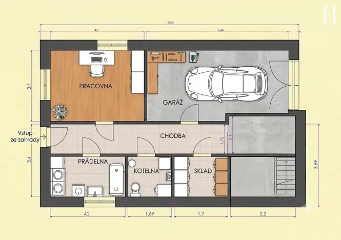 Prodej rodinného domu, Nýřany, Zahradní, 276 m2