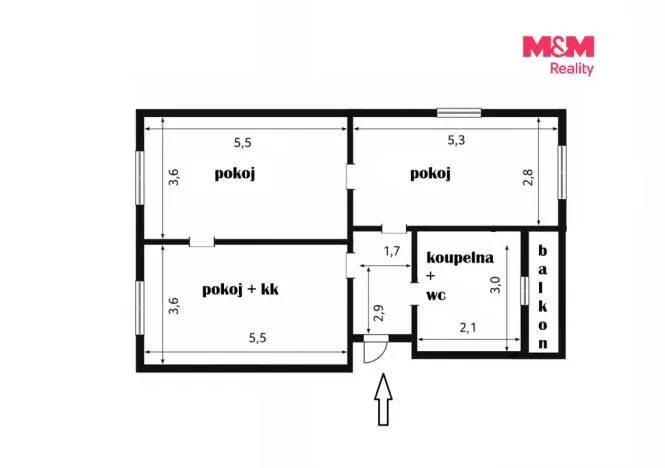 Pronájem bytu 3+kk, Slaný, Kreibichova, 65 m2