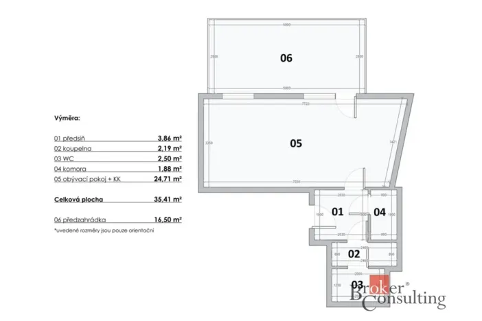 Prodej bytu 1+kk, Praha - Kamýk, Papírníkova, 35 m2