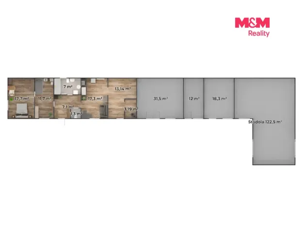 Prodej rodinného domu, Činěves, 78 m2
