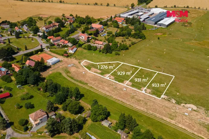 Prodej pozemku pro bydlení, Urbanice, 929 m2