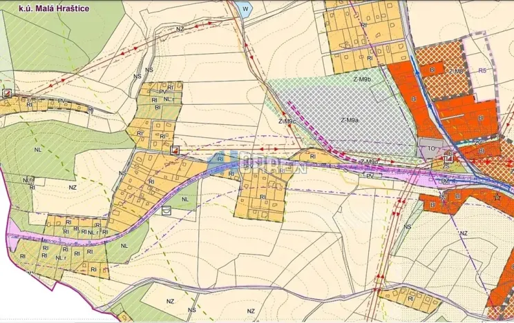 Prodej pozemku pro bydlení, Malá Hraštice, 1800 m2