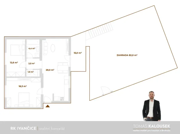 Prodej bytu 3+kk, Brno - Židenice, Šámalova, 72 m2