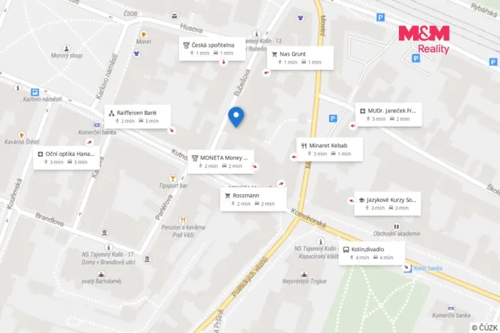 Pronájem bytu 3+kk, Kolín - Kolín I, Rubešova, 65 m2