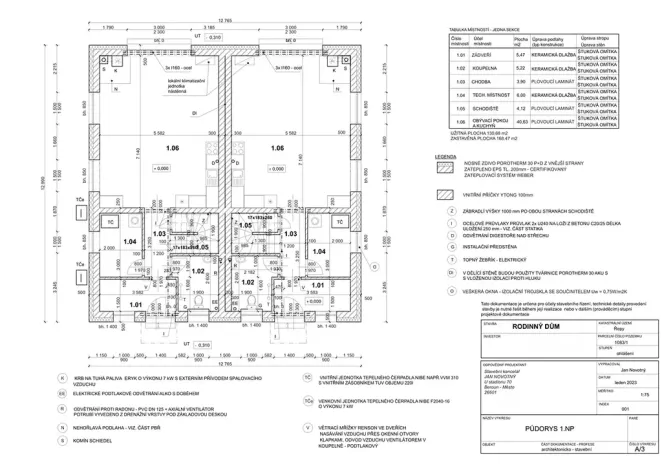 Prodej bytu 4+kk, Praha - Řepy, Otlíkovská, 125 m2