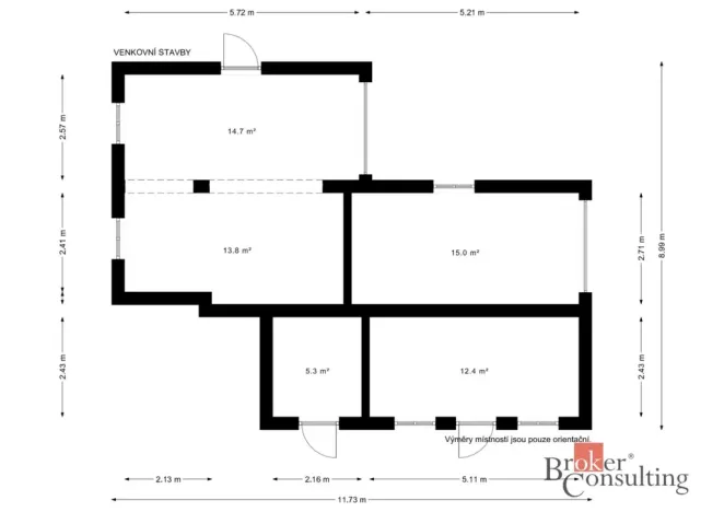 Prodej rodinného domu, Tišice - Kozly, Labská, 180 m2