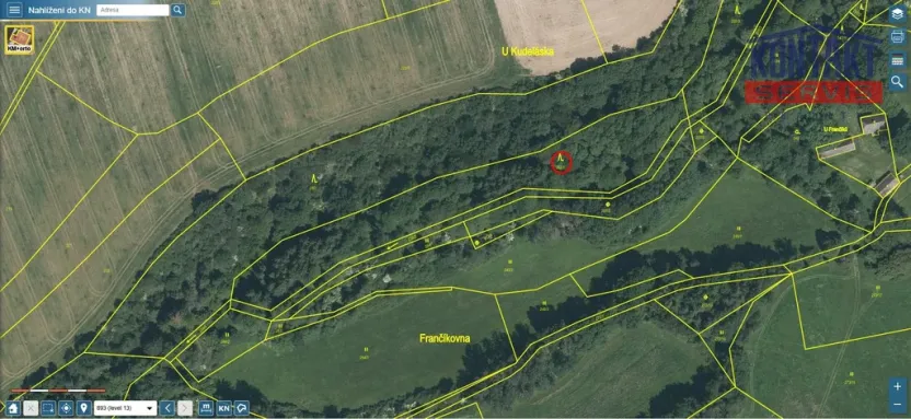 Prodej lesa, Spálené Poříčí - Záluží, 9268 m2