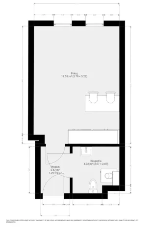 Pronájem bytu 1+kk, Brno, Přadlácká, 28 m2