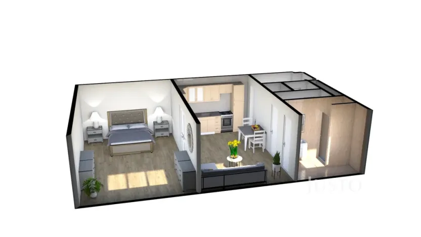 Pronájem bytu 2+kk, Písek, Kollárova, 59 m2