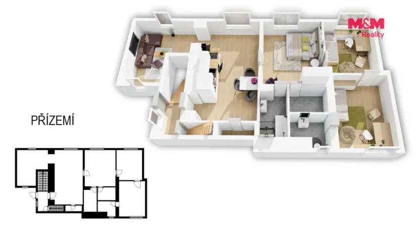Prodej rodinného domu, Dobrovice, Václavská, 230 m2