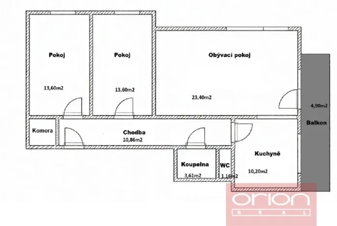 Prodej bytu 3+1, Praha - Smíchov, Na Cihlářce, 84 m2