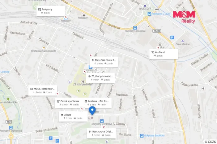 Prodej bytu 2+1, Rokycany - Nové Město, Boženy Němcové, 68 m2