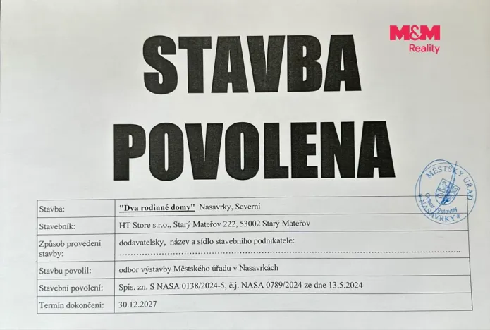 Prodej pozemku pro bydlení, Nasavrky, 503 m2