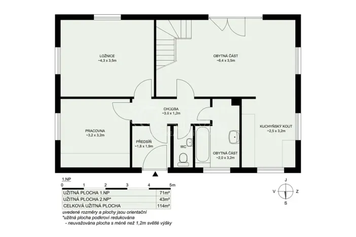 Prodej rodinného domu, Nezamyslice, 89 m2