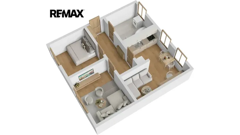 Prodej bytu 3+kk, Vikantice, 57 m2