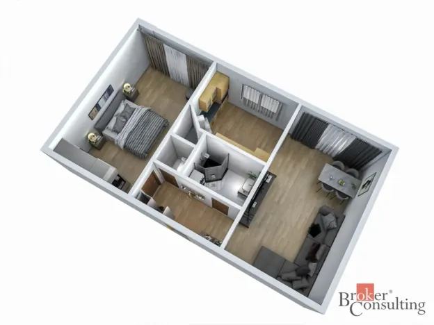 Prodej bytu 2+kk, Benešov, Na Bezděkově, 61 m2