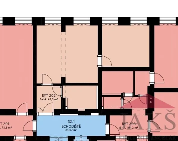Prodej bytu 2+kk, Petrovice u Sušice - Svojšice, 48 m2