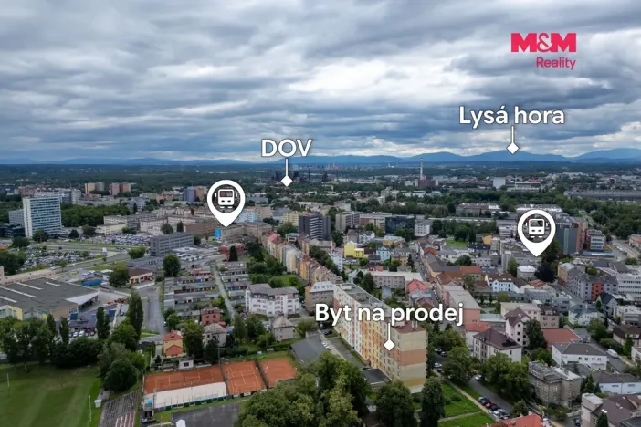 Prodej bytu 2+1, Ostrava - Mariánské Hory, Korunní, 58 m2