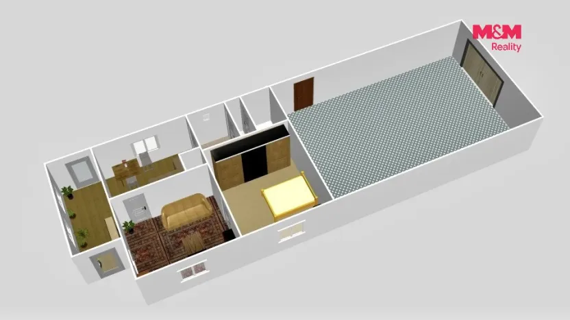 Prodej rodinného domu, Kravsko, 65 m2