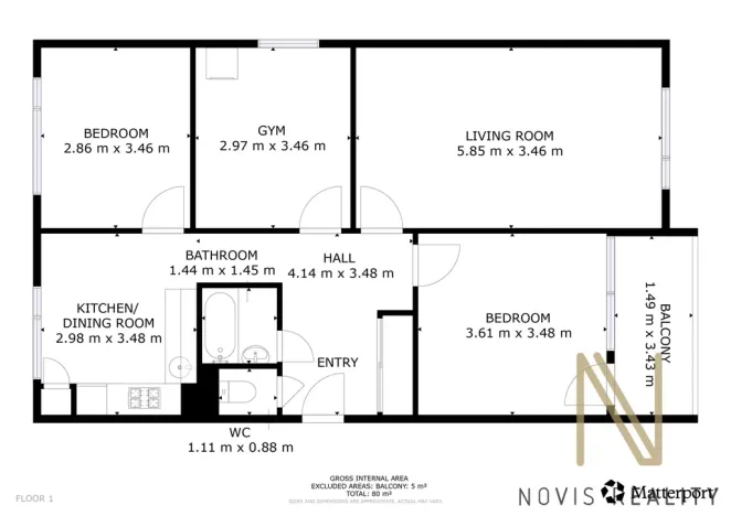 Prodej bytu 4+1, Plzeň, Tachovská, 80 m2