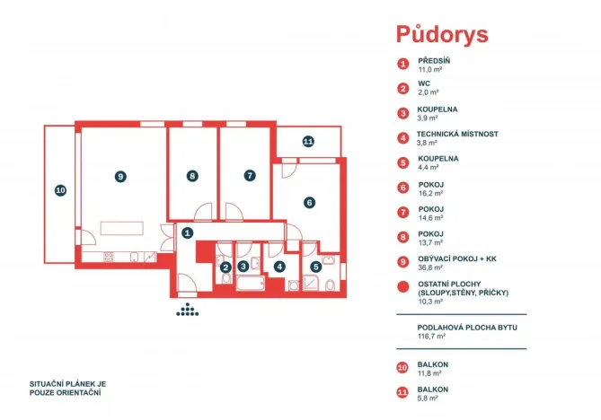 Prodej bytu 4+kk, Praha - Jinonice, Kačírkova, 139 m2