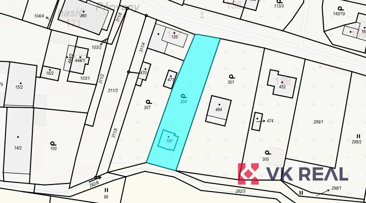 Prodej pozemku pro bydlení, Pňovany, 891 m2