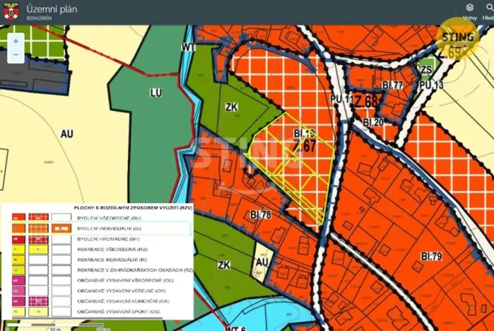Prodej pozemku pro bydlení, Bohumín - Skřečoň, 1099 m2